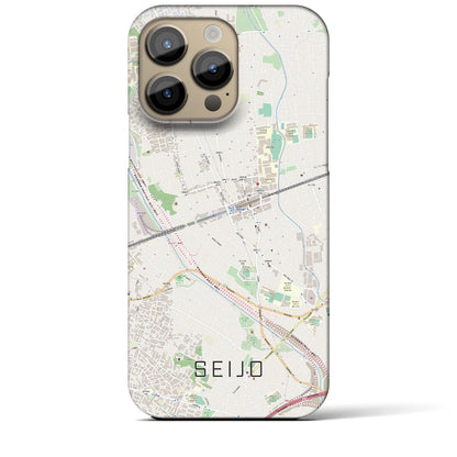 【成城（東京都）】地図柄iPhoneケース（バックカバータイプ）