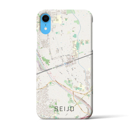 【成城（東京都）】地図柄iPhoneケース（バックカバータイプ）