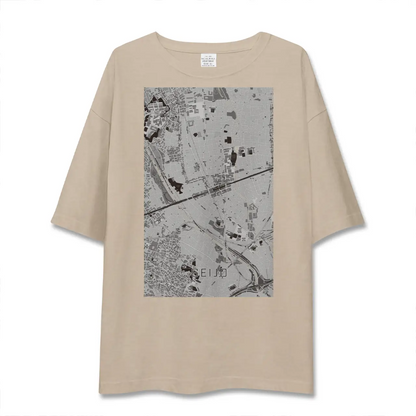 【成城（東京都）】地図柄ビッグシルエットTシャツ