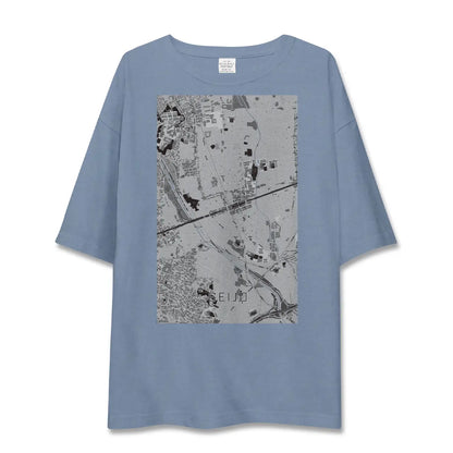【成城（東京都）】地図柄ビッグシルエットTシャツ