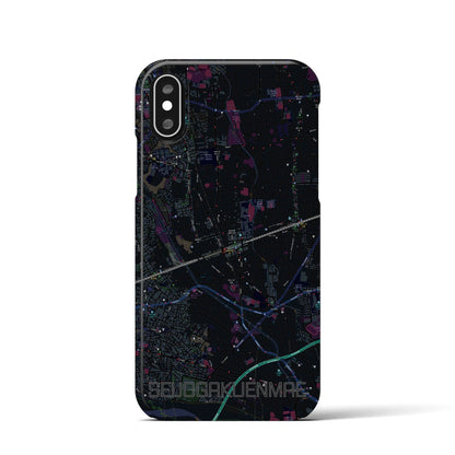 【成城学園前（東京都）】地図柄iPhoneケース（バックカバータイプ）