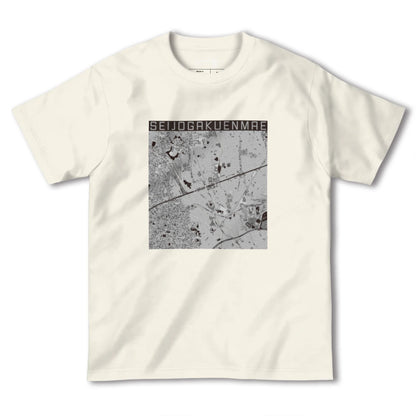 【成城学園前（東京都）】地図柄ヘビーウェイトTシャツ