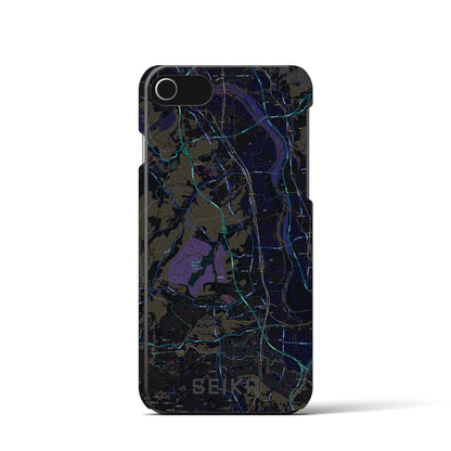 【精華（京都府）】地図柄iPhoneケース（バックカバータイプ）