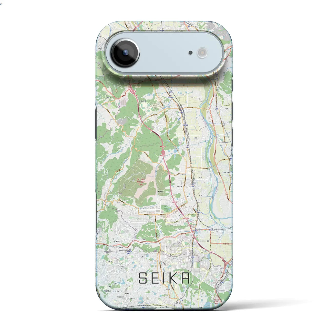 【精華（京都府）】地図柄iPhoneケース（バックカバータイプ）