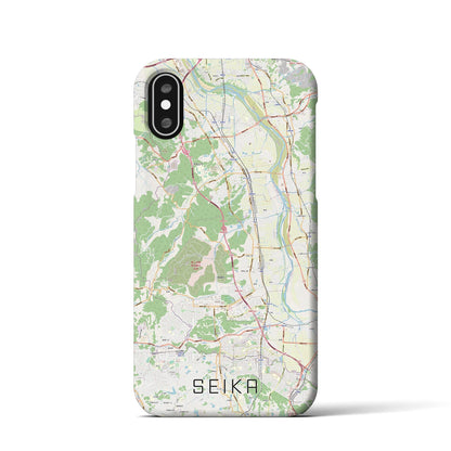 【精華（京都府）】地図柄iPhoneケース（バックカバータイプ）