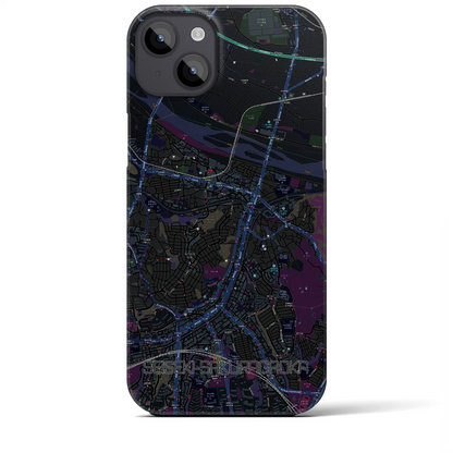 【聖蹟桜ヶ丘（東京都）】地図柄iPhoneケース（バックカバータイプ）