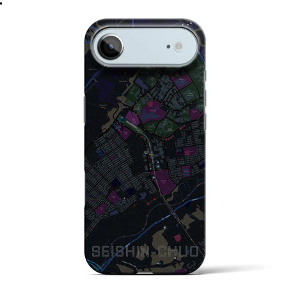 【西神中央（兵庫県）】地図柄iPhoneケース（バックカバータイプ）