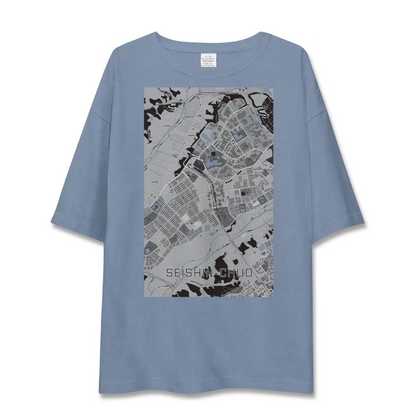 【西神中央（兵庫県）】地図柄ビッグシルエットTシャツ