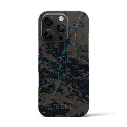 【関（岐阜県）】地図柄iPhoneケース（バックカバータイプ）