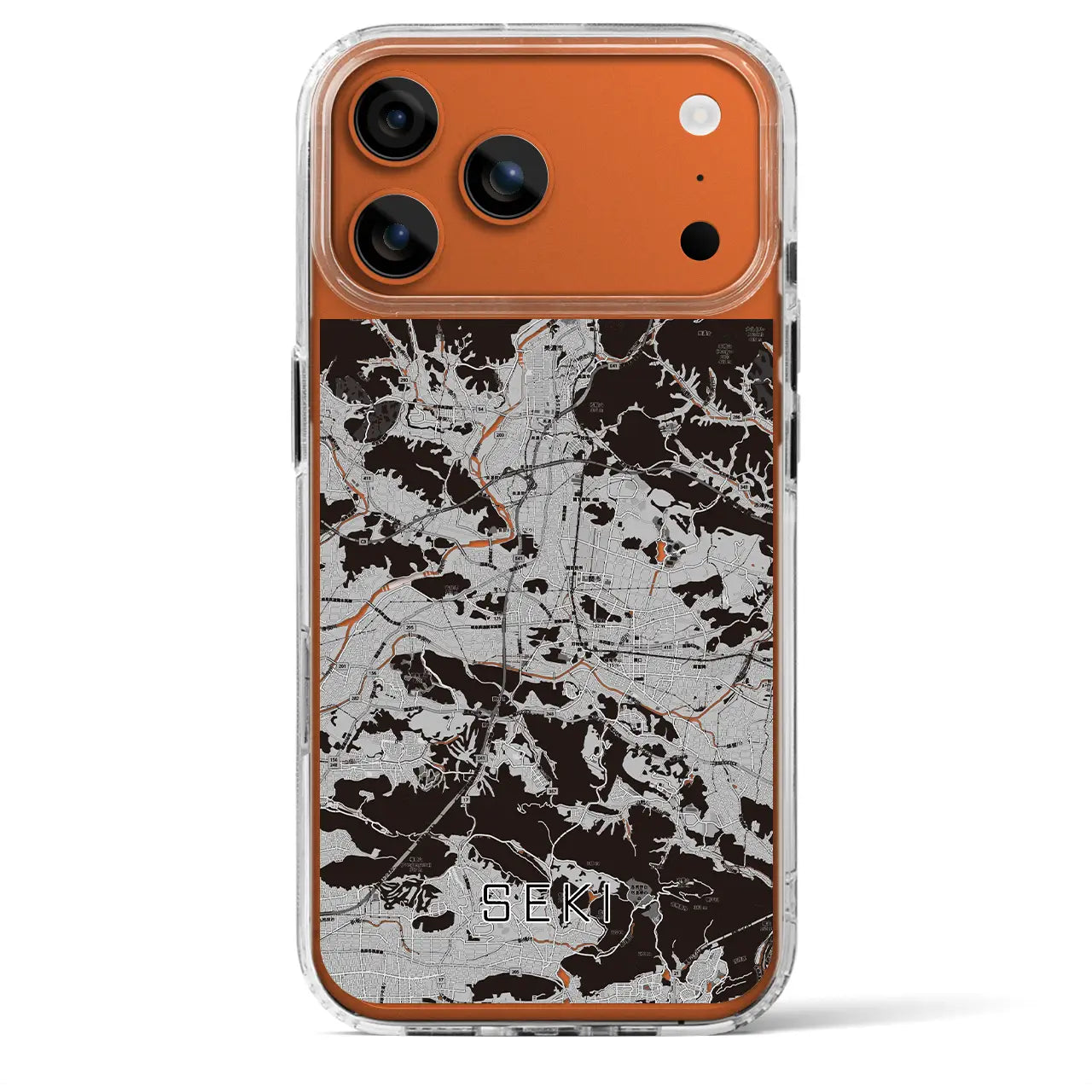 【関（岐阜県）】地図柄iPhoneケース（MagSafeタイプ）