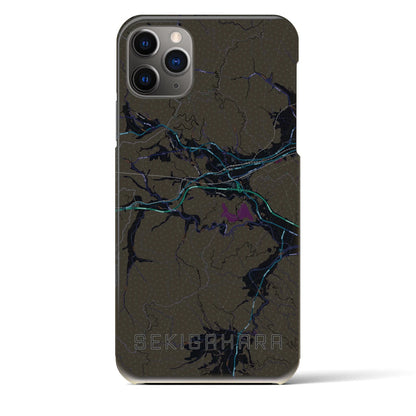 【関ケ原（岐阜県）】地図柄iPhoneケース（バックカバータイプ）