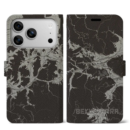 【関ケ原（岐阜県）】地図柄iPhoneケース（手帳タイプ）