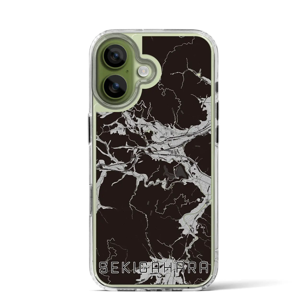 【関ケ原（岐阜県）】地図柄iPhoneケース（MagSafeタイプ）