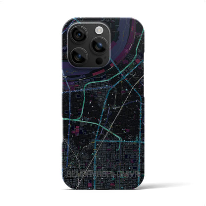 【千林大宮（大阪府）】地図柄iPhoneケース（バックカバータイプ）