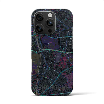 【千駄ケ谷（東京都）】地図柄iPhoneケース（バックカバータイプ）