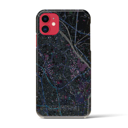 【千駄木（東京都）】地図柄iPhoneケース（バックカバータイプ）