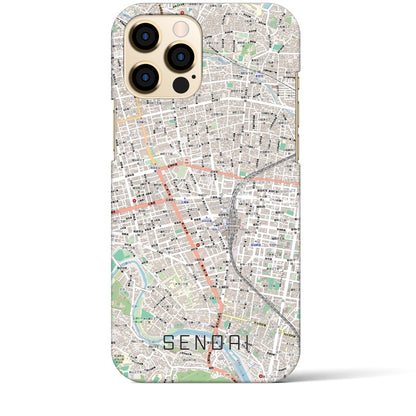 【仙台2（宮城県）】地図柄iPhoneケース（バックカバータイプ）