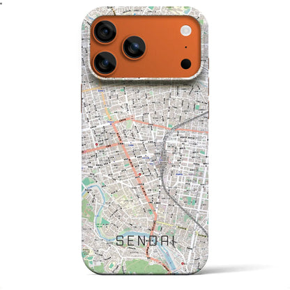 【仙台2（宮城県）】地図柄iPhoneケース（バックカバータイプ）