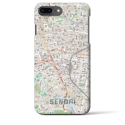 【仙台2（宮城県）】地図柄iPhoneケース（バックカバータイプ）