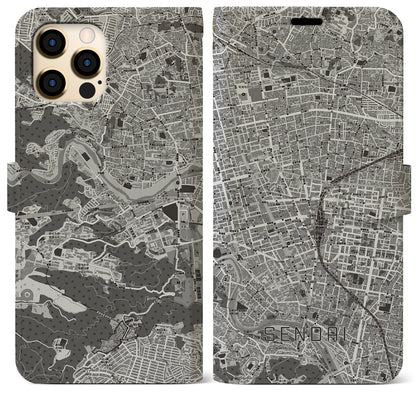 【仙台2（宮城県）】地図柄iPhoneケース（手帳タイプ）