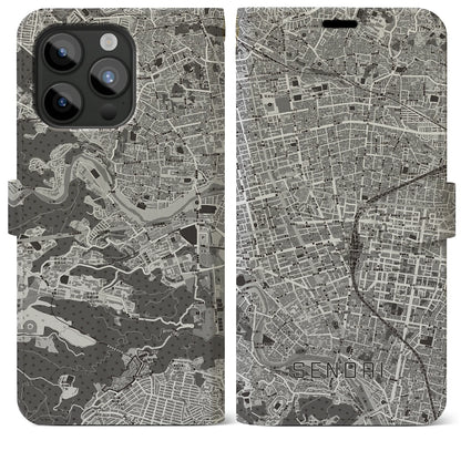 【仙台2（宮城県）】地図柄iPhoneケース（手帳タイプ）