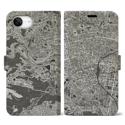 【仙台2（宮城県）】地図柄iPhoneケース（手帳タイプ）