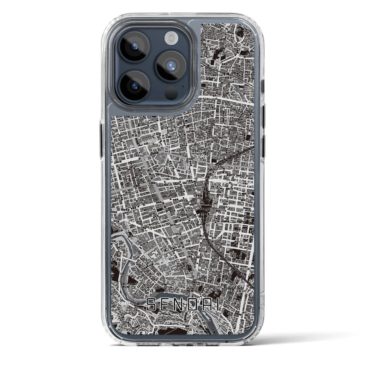 【仙台2（宮城県）】地図柄iPhoneケース（MagSafeタイプ）