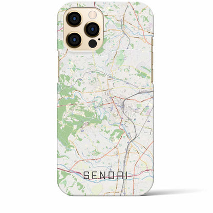 【仙台（宮城県）】地図柄iPhoneケース（バックカバータイプ）