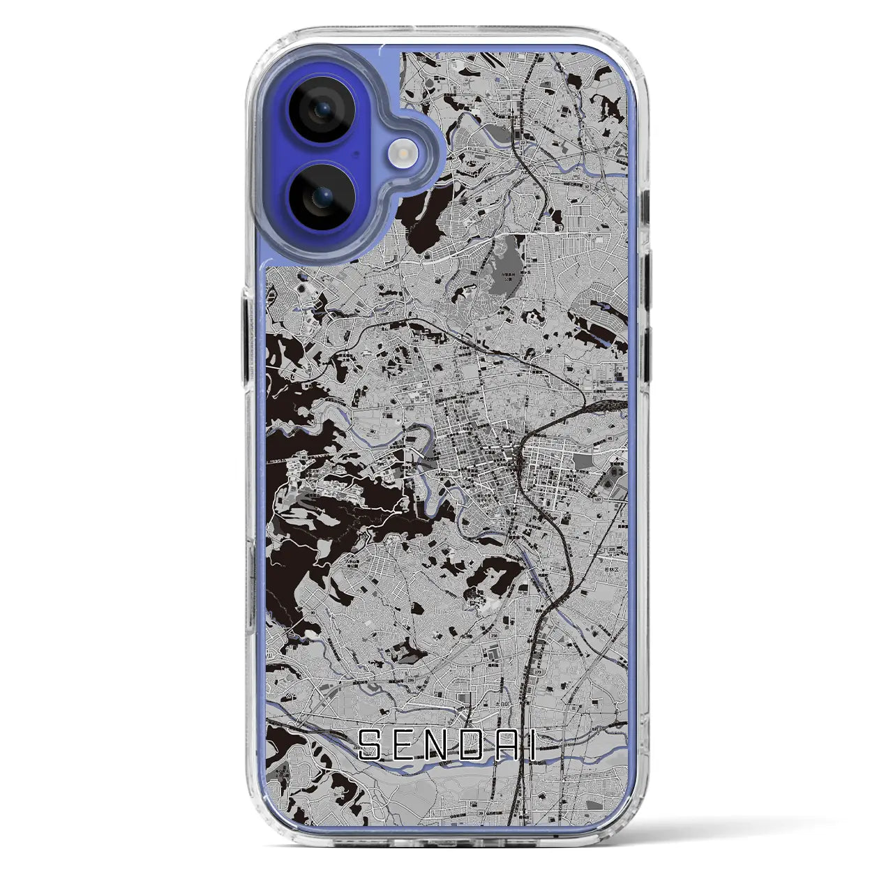 【仙台（宮城県）】地図柄iPhoneケース（MagSafeタイプ）