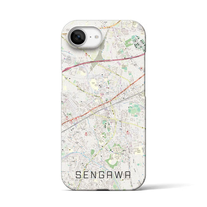 【仙川（東京都）】地図柄iPhoneケース（バックカバータイプ）