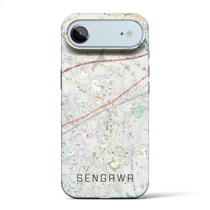 【仙川（東京都）】地図柄iPhoneケース（バックカバータイプ）