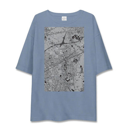 【仙川（東京都）】地図柄ビッグシルエットTシャツ
