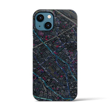 【千石（東京都）】地図柄iPhoneケース（バックカバータイプ）