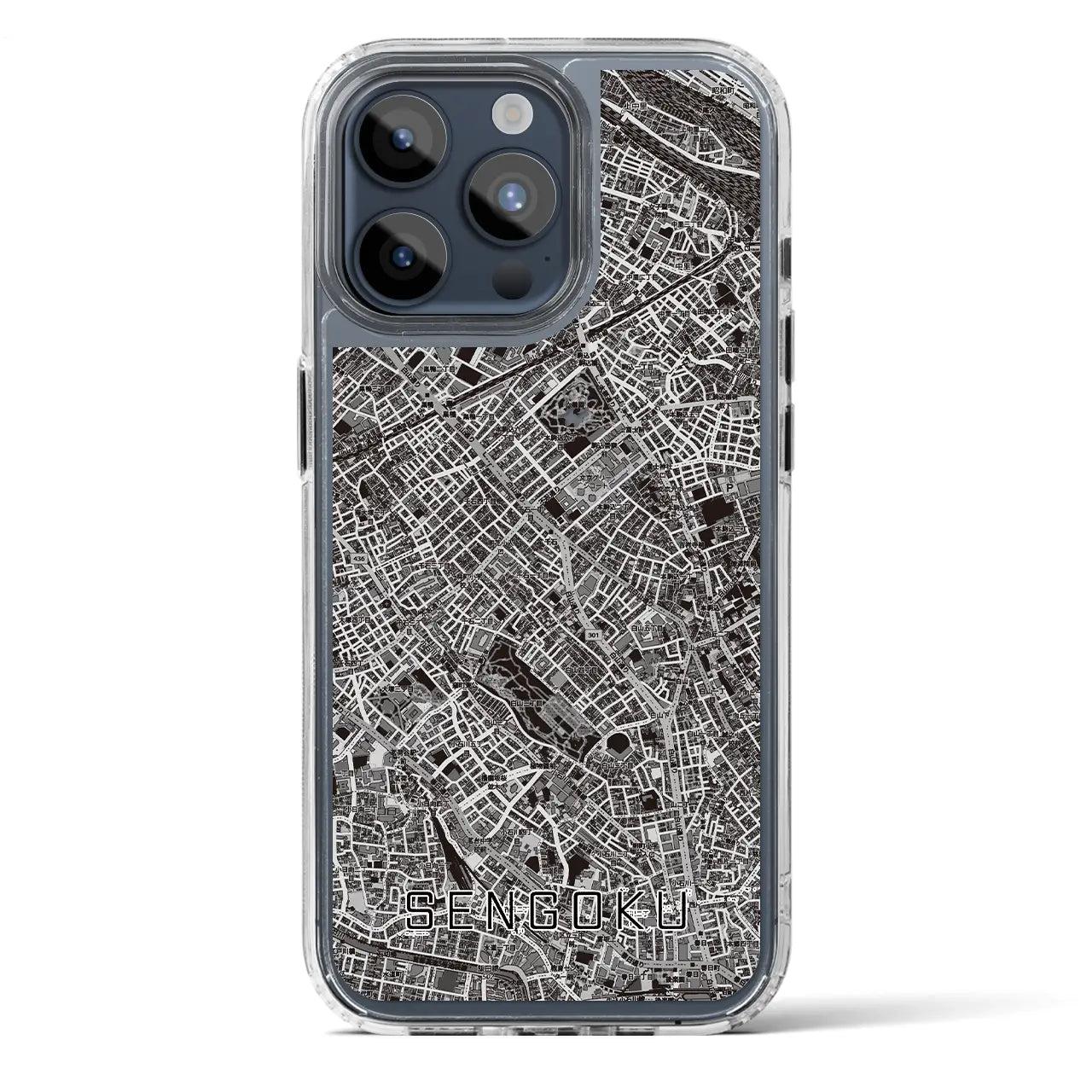 【千石（東京都）】地図柄iPhoneケース（MagSafeタイプ）