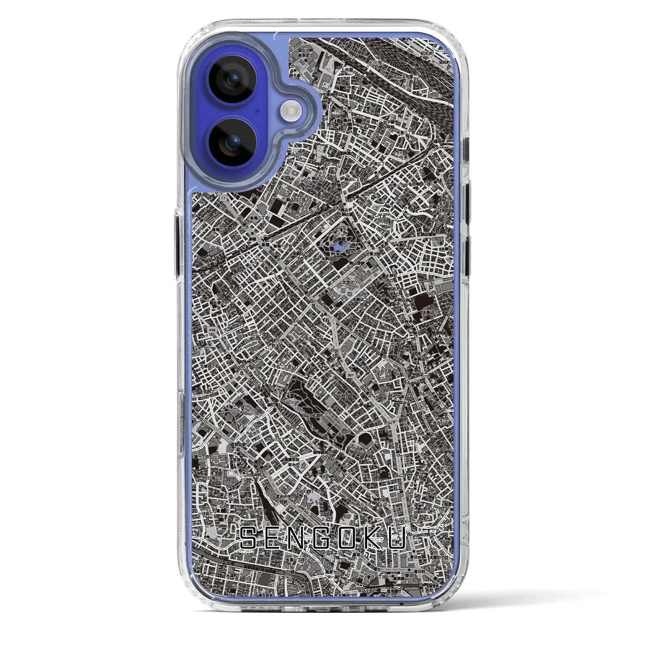 【千石（東京都）】地図柄iPhoneケース（MagSafeタイプ）