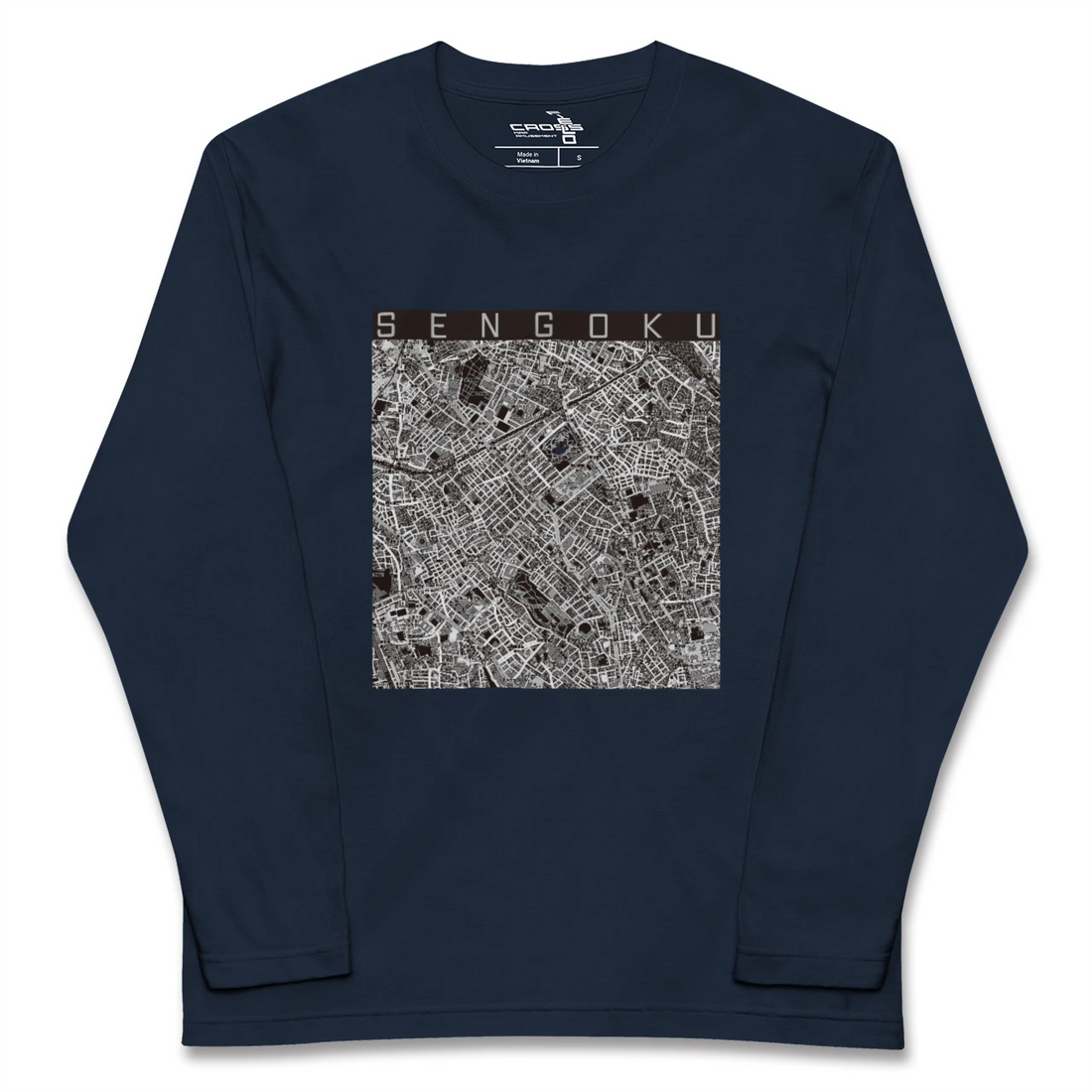 【千石(東京都)】地図柄ロングスリーブTシャツ