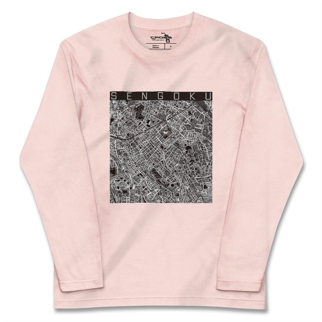 【千石(東京都)】地図柄ロングスリーブTシャツ
