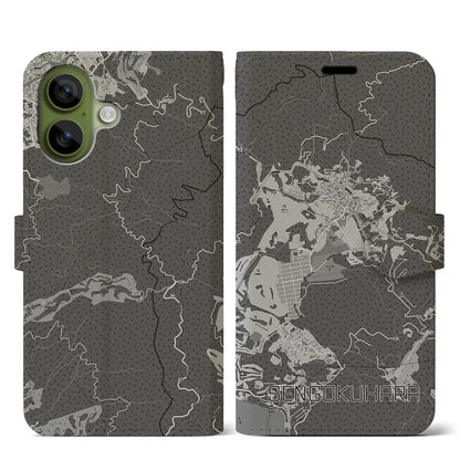 【仙石原（神奈川県）】地図柄iPhoneケース（手帳タイプ）