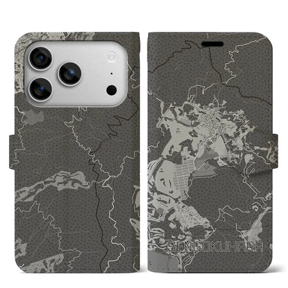 【仙石原（神奈川県）】地図柄iPhoneケース（手帳タイプ）