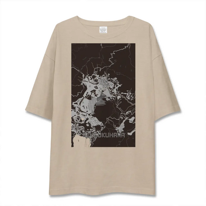 【仙石原（神奈川県）】地図柄ビッグシルエットTシャツ