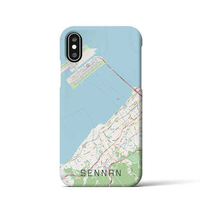 【泉南（大阪府）】地図柄iPhoneケース（バックカバータイプ）