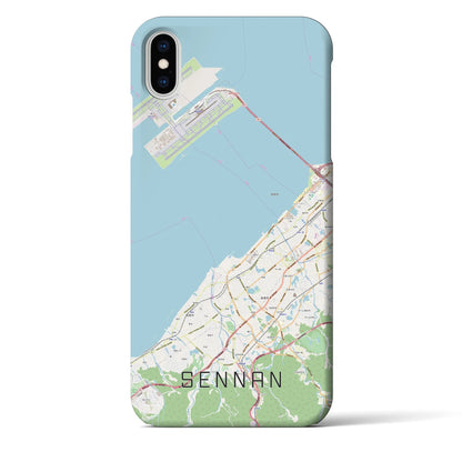 【泉南（大阪府）】地図柄iPhoneケース（バックカバータイプ）