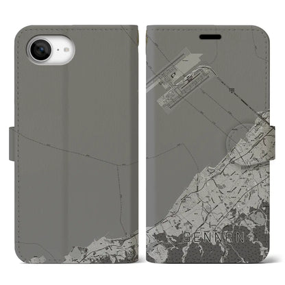 【泉南（大阪府）】地図柄iPhoneケース（手帳タイプ）