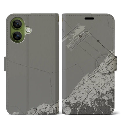 【泉南（大阪府）】地図柄iPhoneケース（手帳タイプ）