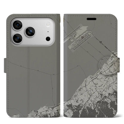 【泉南（大阪府）】地図柄iPhoneケース（手帳タイプ）