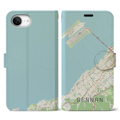 【泉南（大阪府）】地図柄iPhoneケース（手帳タイプ）