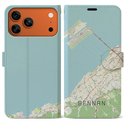 【泉南（大阪府）】地図柄iPhoneケース（手帳タイプ）