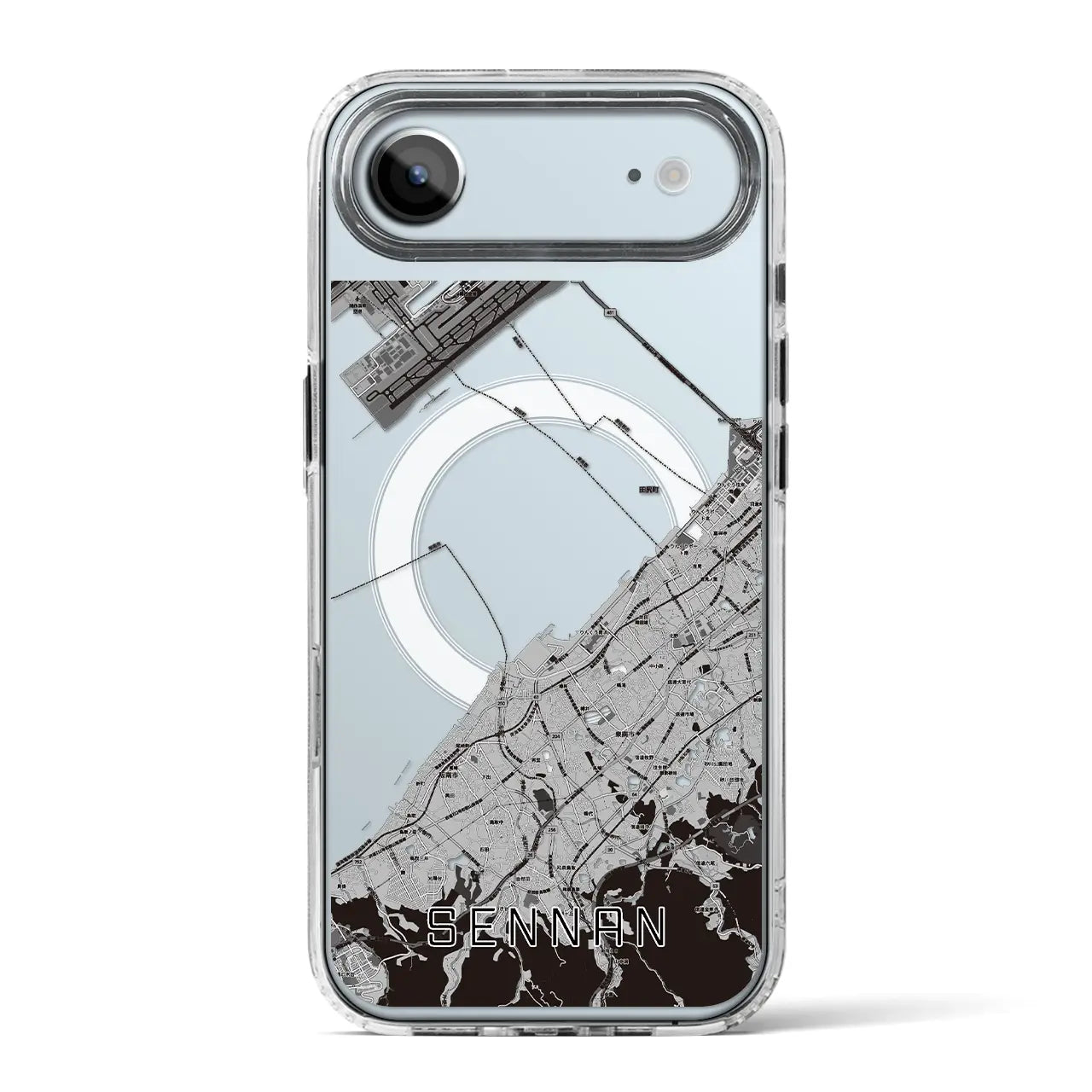 【泉南（大阪府）】地図柄iPhoneケース（MagSafeタイプ）