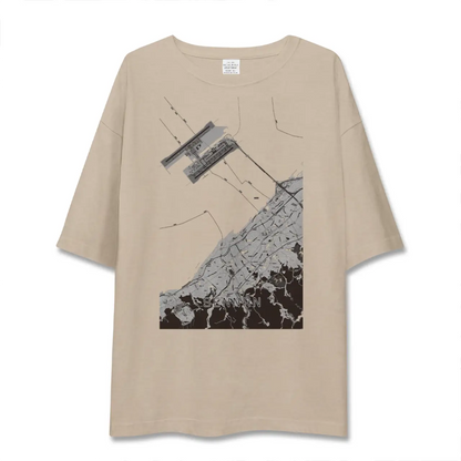 【泉南（大阪府）】地図柄ビッグシルエットTシャツ