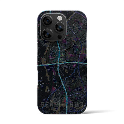 【千里中央（大阪府）】地図柄iPhoneケース（バックカバータイプ）